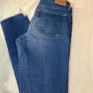 Levi's 710 Super Skinny Leg Blue Jeans